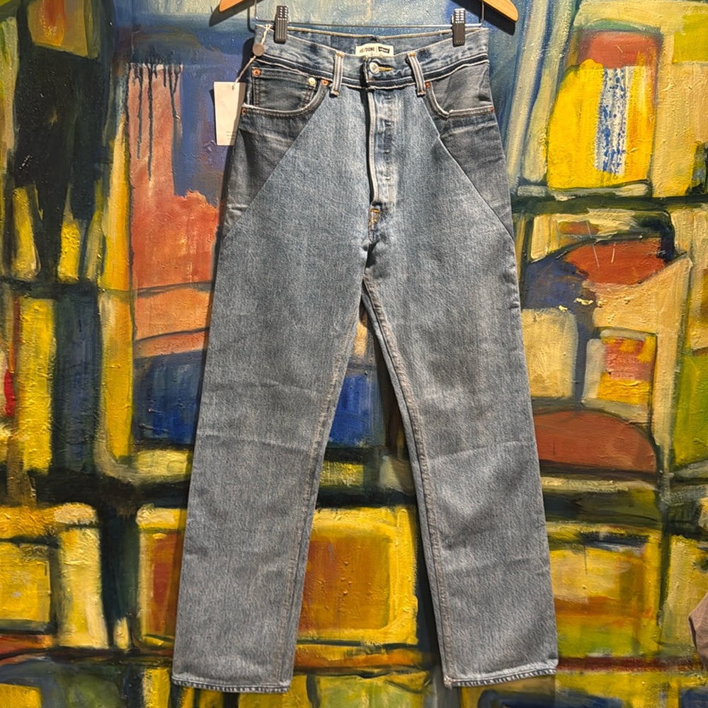 RE/DONE x LEVIS Patchwork Jeans Size 27